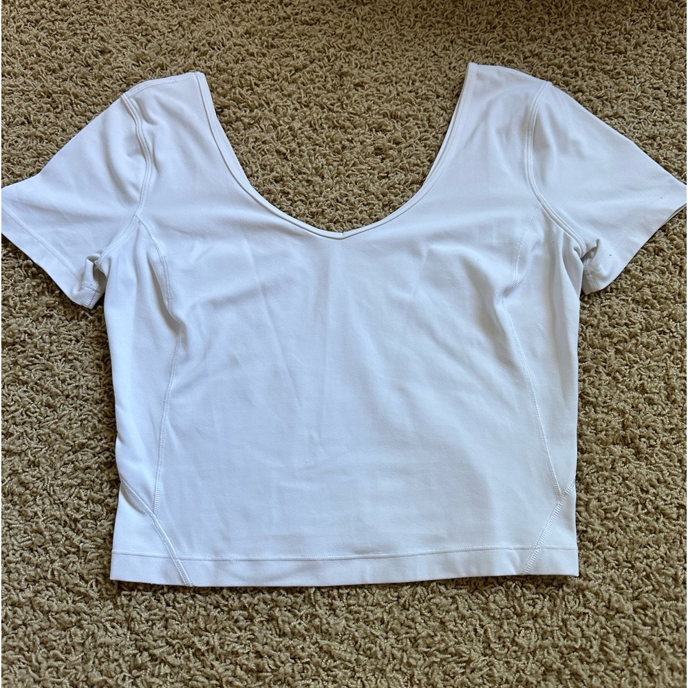 lululemon v-neck tee